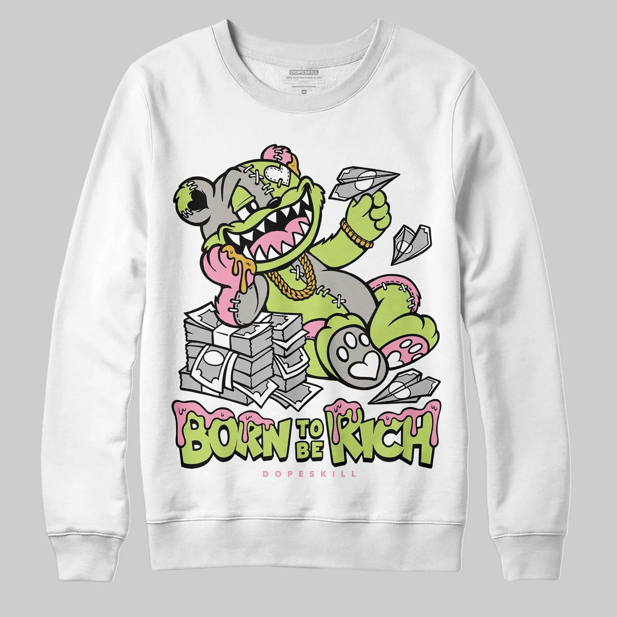 OG Chase B x Jumpman Jack DopeSkill Sweatshirt Born To Be Rich Graphic sold by DopeSkill product image thumbnail 2