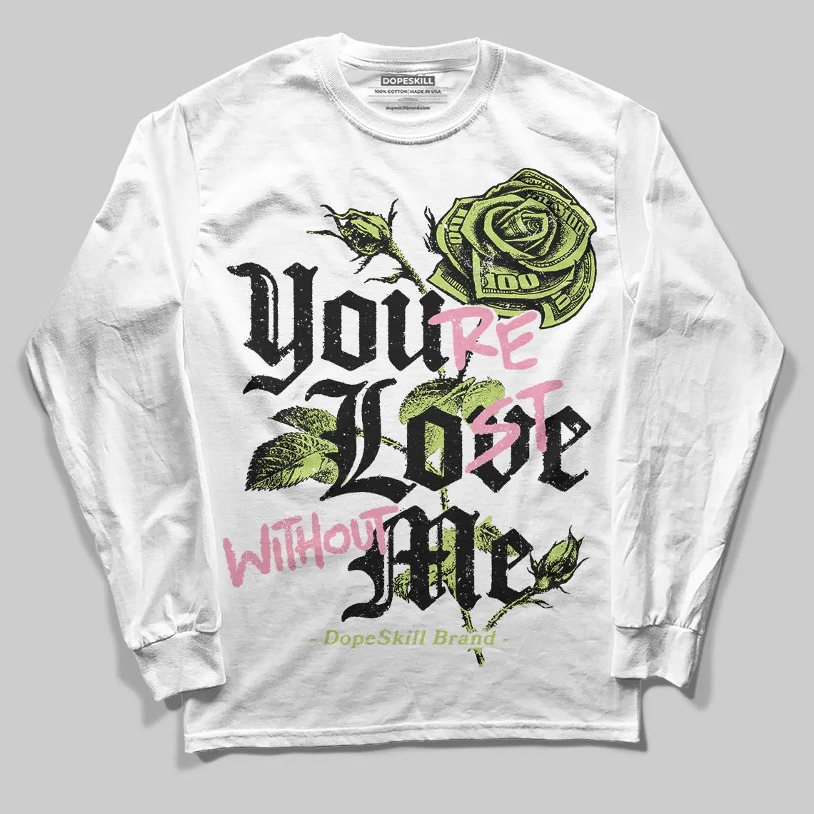 OG Chase B x Jumpman Jack DopeSkill Long Sleeve T-Shirt You’re Lost Without Me Graphic sold by DopeSkill product image thumbnail 2