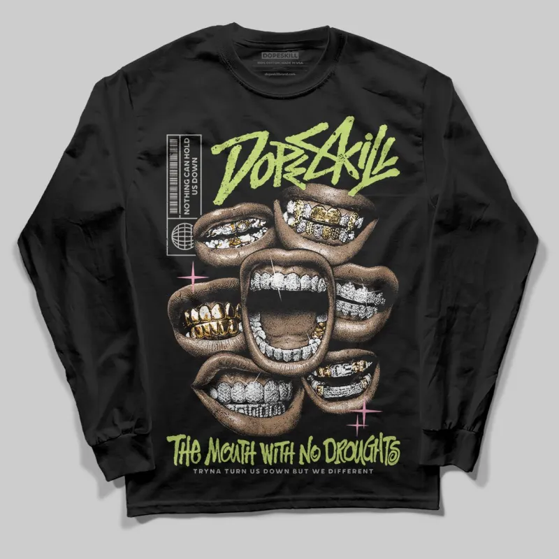 OG Chase B x Jumpman Jack DopeSkill Long Sleeve T-Shirt The Mouth With No Droughts Graphic sold by DopeSkill