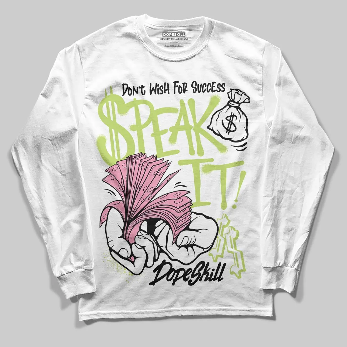 OG Chase B x Jumpman Jack DopeSkill Long Sleeve T-Shirt Speak It Graphic sold by DopeSkill product image thumbnail 2