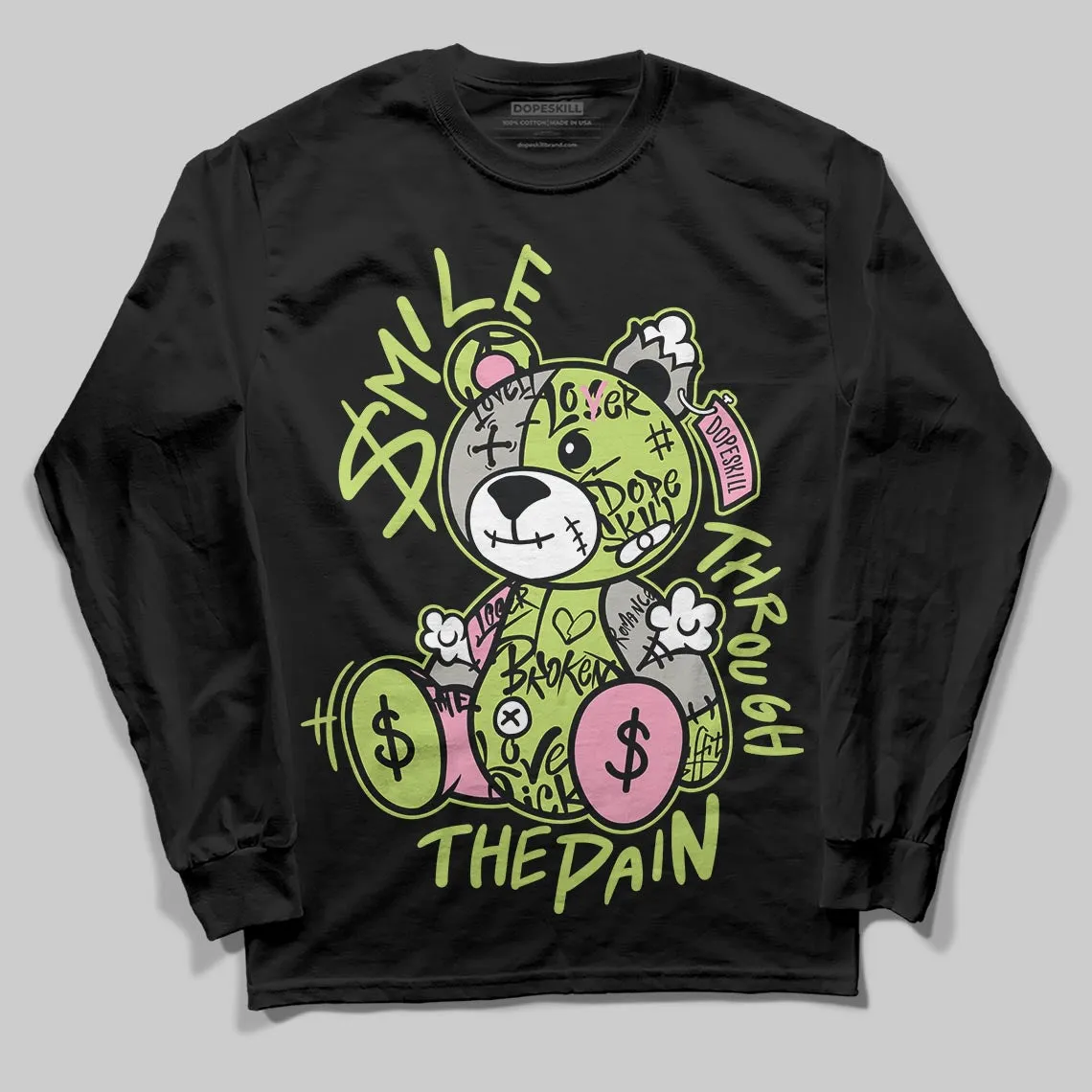 OG Chase B x Jumpman Jack DopeSkill Long Sleeve T-Shirt Smile Through The Pain Graphic sold by DopeSkill