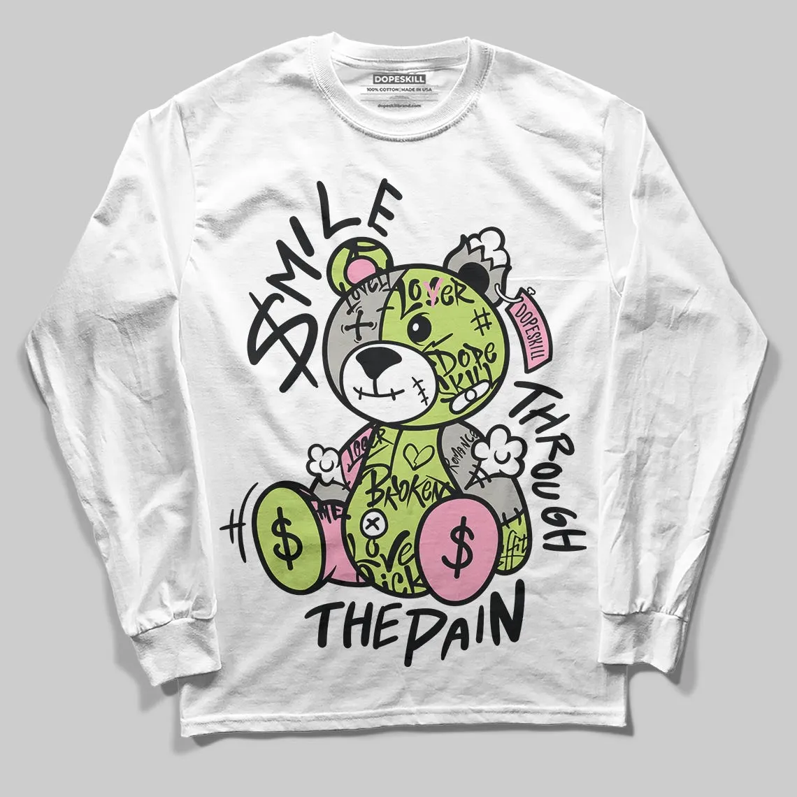 OG Chase B x Jumpman Jack DopeSkill Long Sleeve T-Shirt Smile Through The Pain Graphic sold by DopeSkill product image thumbnail 2