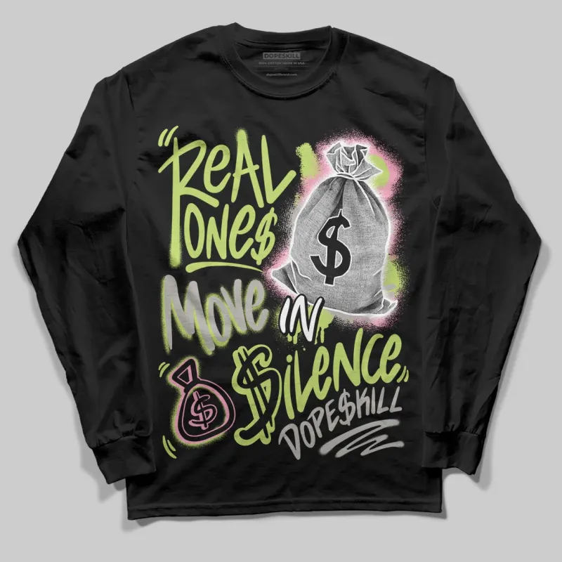 OG Chase B x Jumpman Jack DopeSkill Long Sleeve T-Shirt Real Ones Move In Silence Graphic sold by DopeSkill