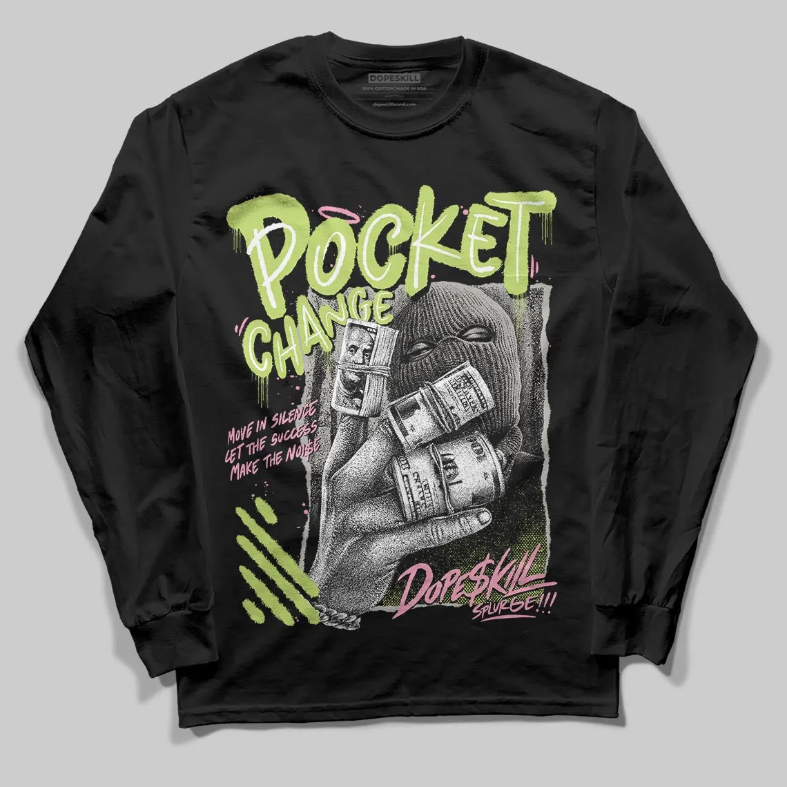 OG Chase B x Jumpman Jack DopeSkill Long Sleeve T-Shirt Pocket Change Graphic sold by DopeSkill