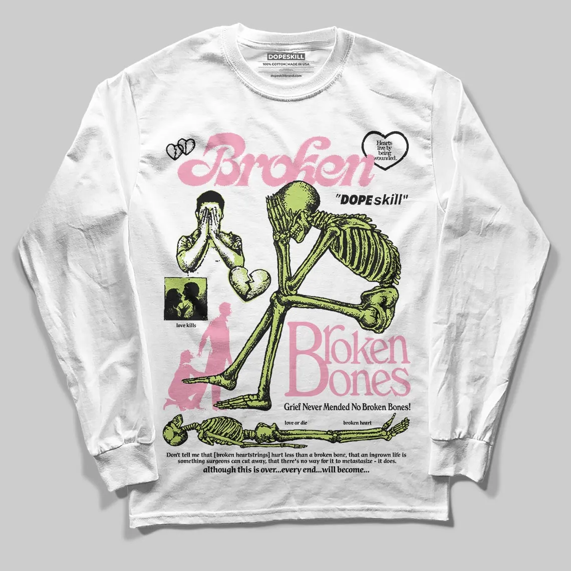 OG Chase B x Jumpman Jack DopeSkill Long Sleeve T-Shirt Broken Bones Graphic sold by DopeSkill product image thumbnail 2