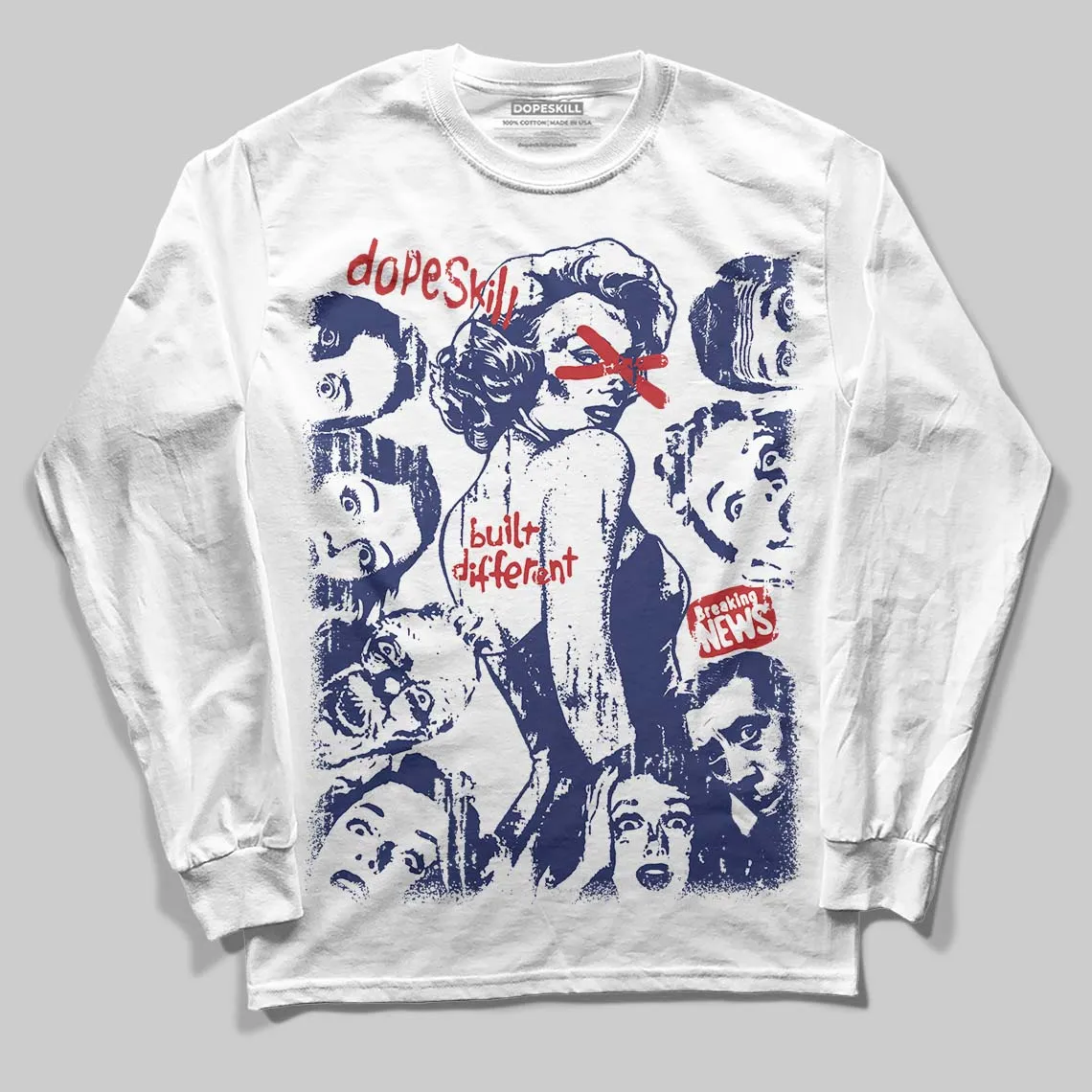 Rare Air 11s DopeSkill Long Sleeve T-Shirt Built Different Graphic sold by DopeSkill