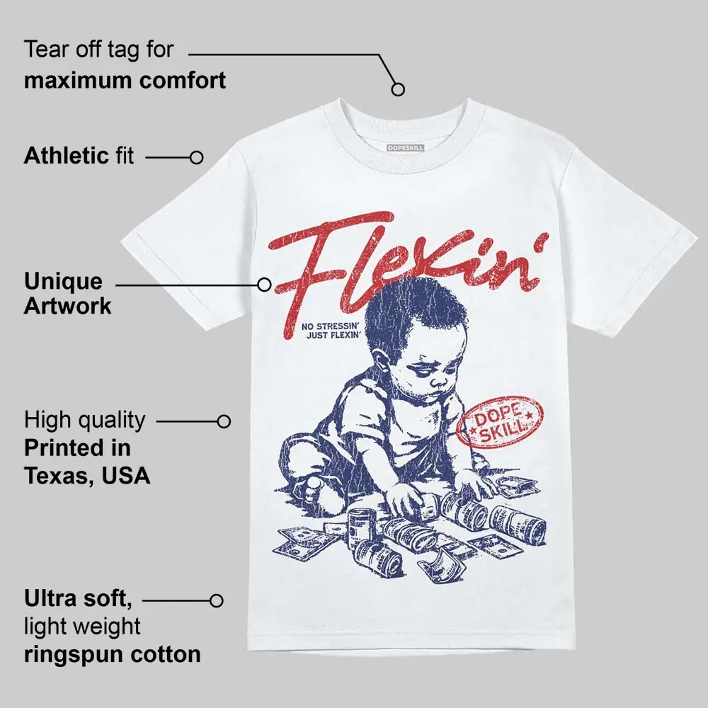 Rare Air 11s DopeSkill T-Shirt Flexin' Graphic sold by DopeSkill product image thumbnail 3