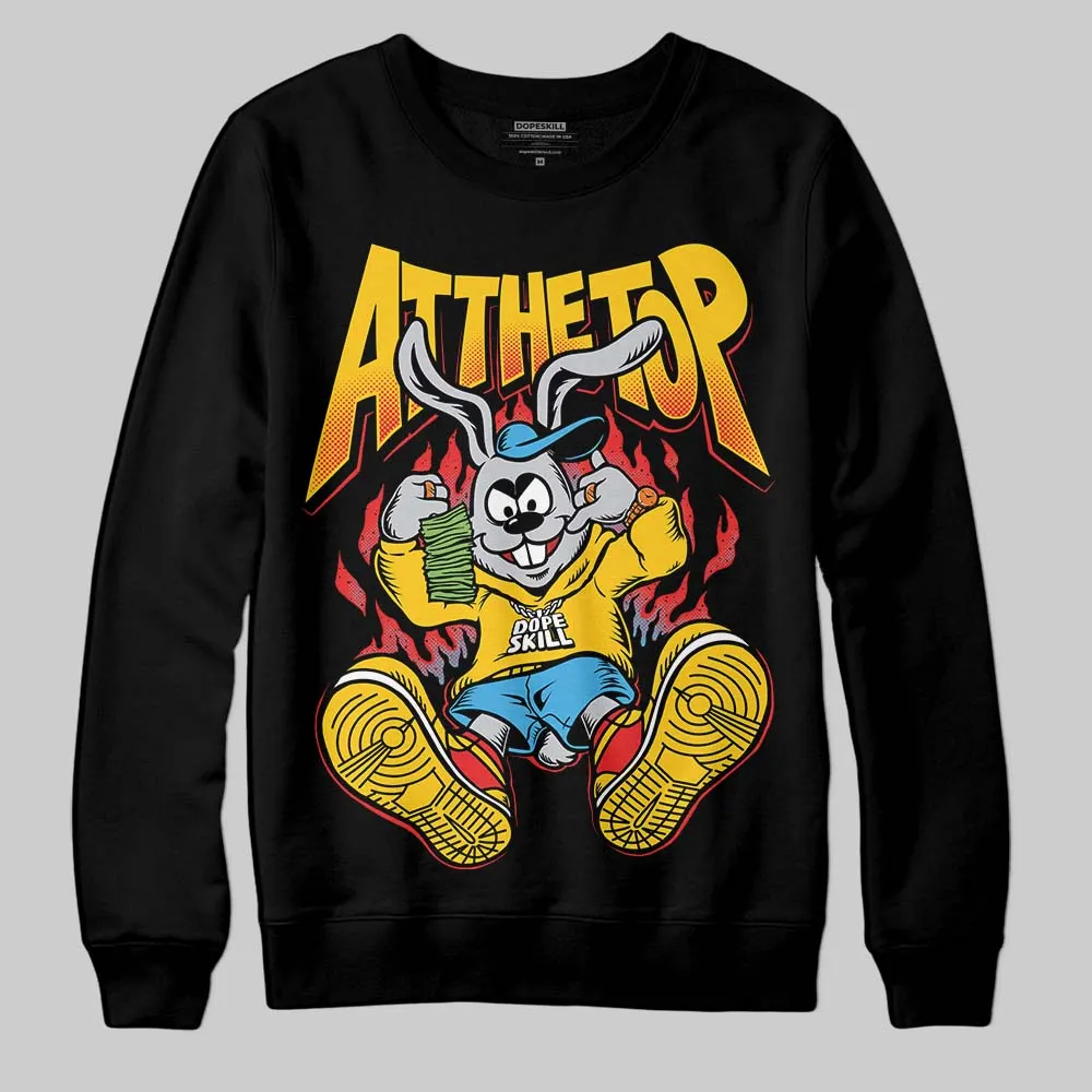 Yellow Collection DopeSkill Sweatshirt At The Top Graphic sold by DopeSkill