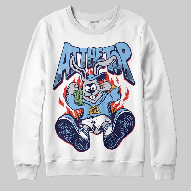 University Blue Collection DopeSkill Sweatshirt At The Top Graphic sold by DopeSkill