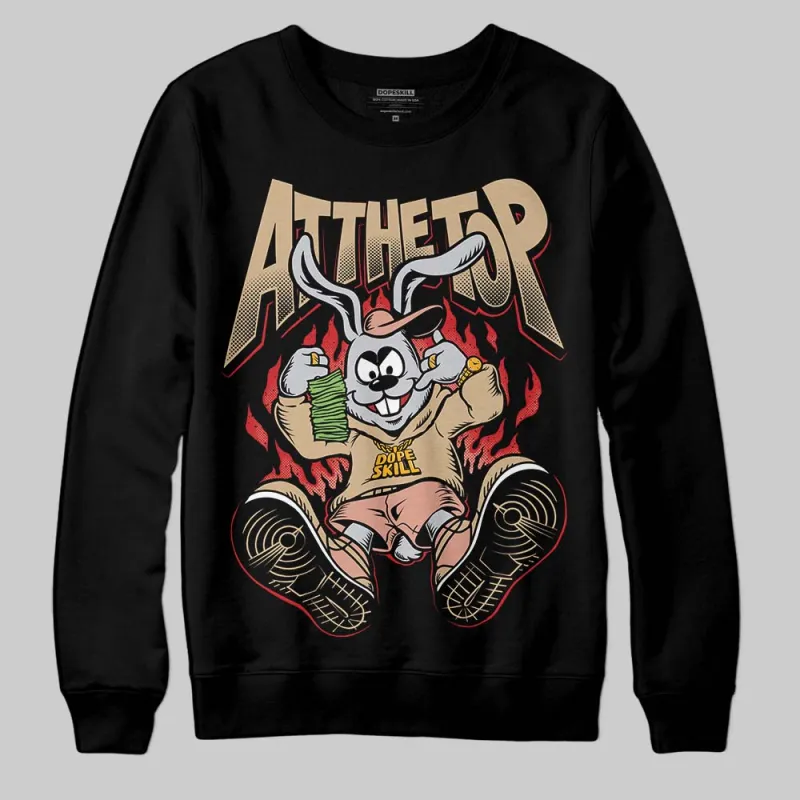 TAN Collection DopeSkill Sweatshirt At The Top Graphic sold by DopeSkill