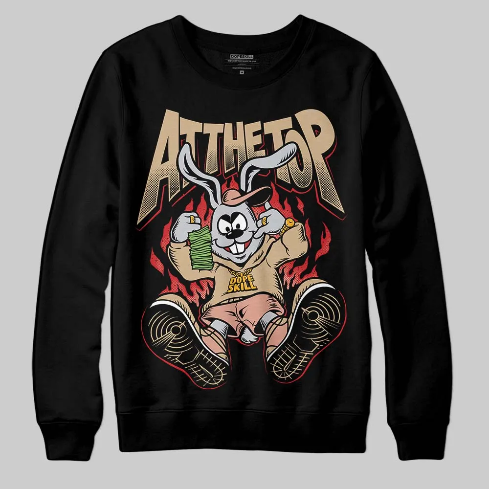 TAN Collection DopeSkill Sweatshirt At The Top Graphic sold by DopeSkill