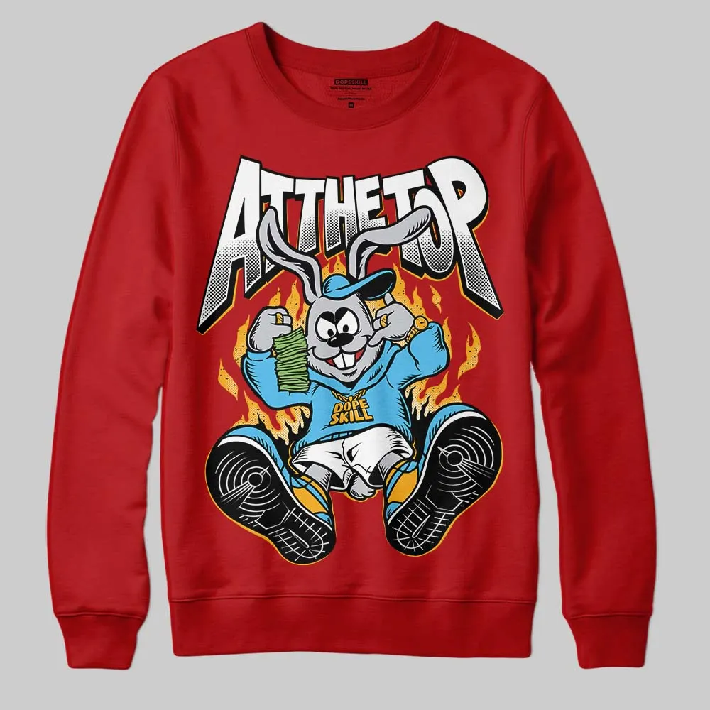 Red Collection DopeSkill Sweatshirt At The Top Graphic sold by DopeSkill product image thumbnail 3