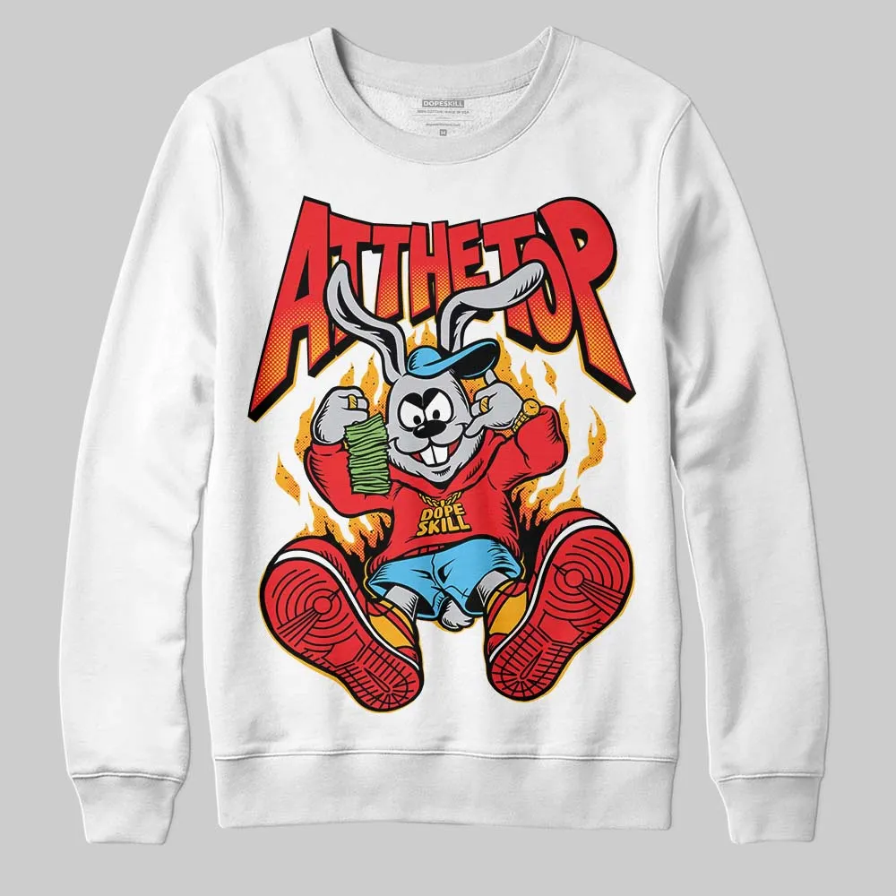 Red Collection DopeSkill Sweatshirt At The Top Graphic sold by DopeSkill product image thumbnail 2