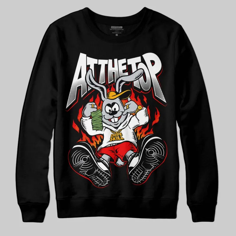 Black and White Collection DopeSkill Sweatshirt At The Top Graphic sold by DopeSkill