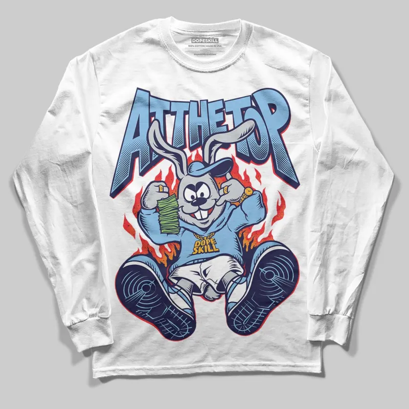 University Blue Collection DopeSkill Long Sleeve T-Shirt At The Top Graphic sold by DopeSkill