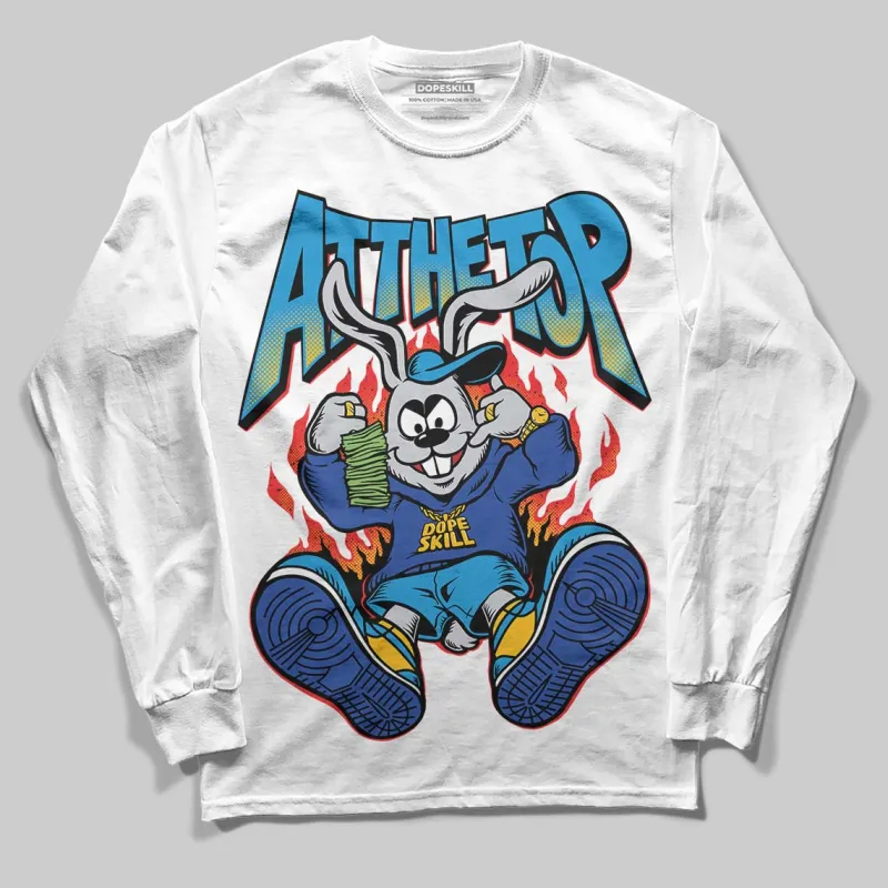 Royal Blue Collection DopeSkill Long Sleeve T-Shirt At The Top Graphic sold by DopeSkill