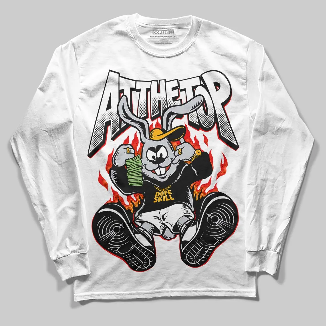Black and White Collection DopeSkill Long Sleeve T-Shirt At The Top Graphic sold by DopeSkill product image thumbnail 2