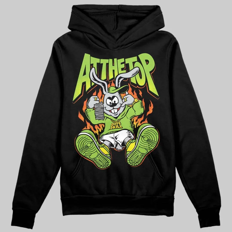 Neon Green Collection DopeSkill Hoodie Sweatshirt At The Top Graphic sold by DopeSkill
