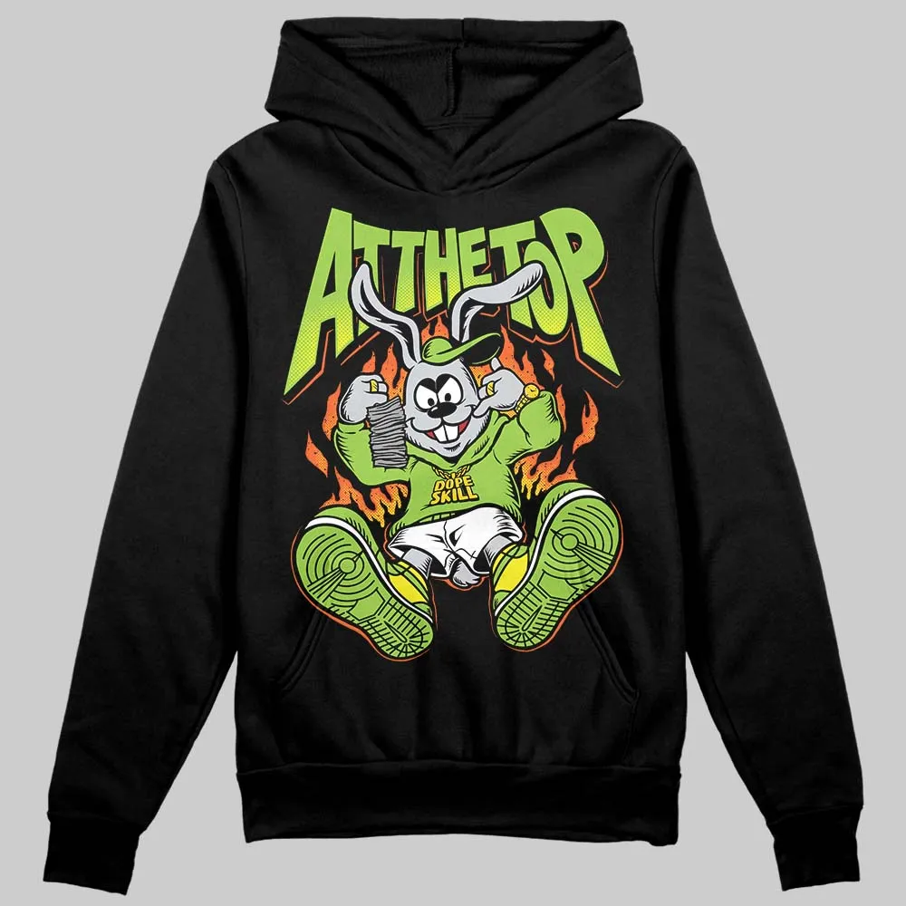 Neon Green Collection DopeSkill Hoodie Sweatshirt At The Top Graphic sold by DopeSkill