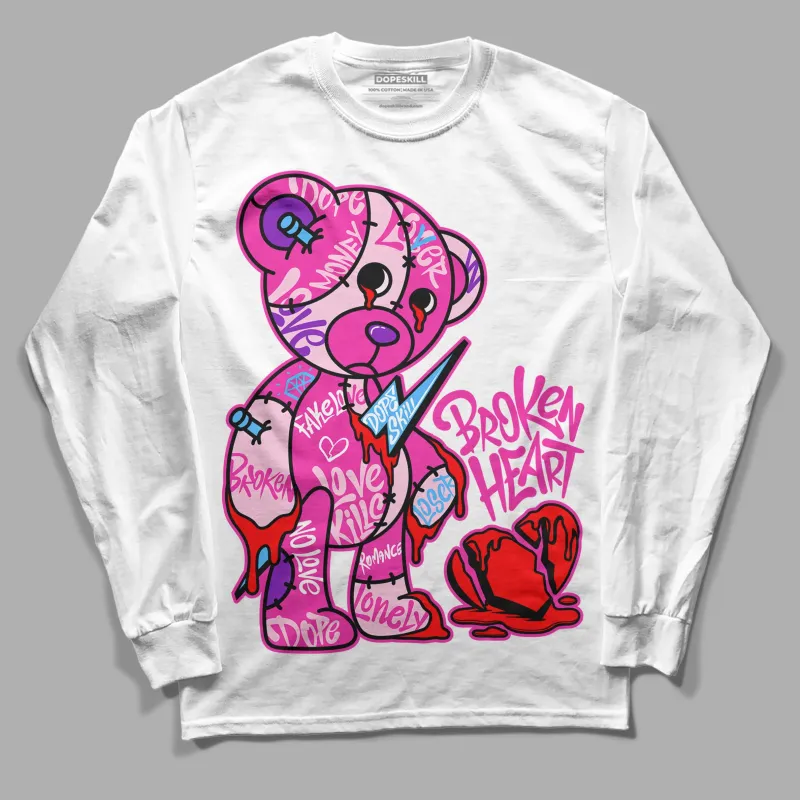 Pink Collection DopeSkill Long Sleeve T-Shirt Broken Heart Graphic sold by DopeSkill