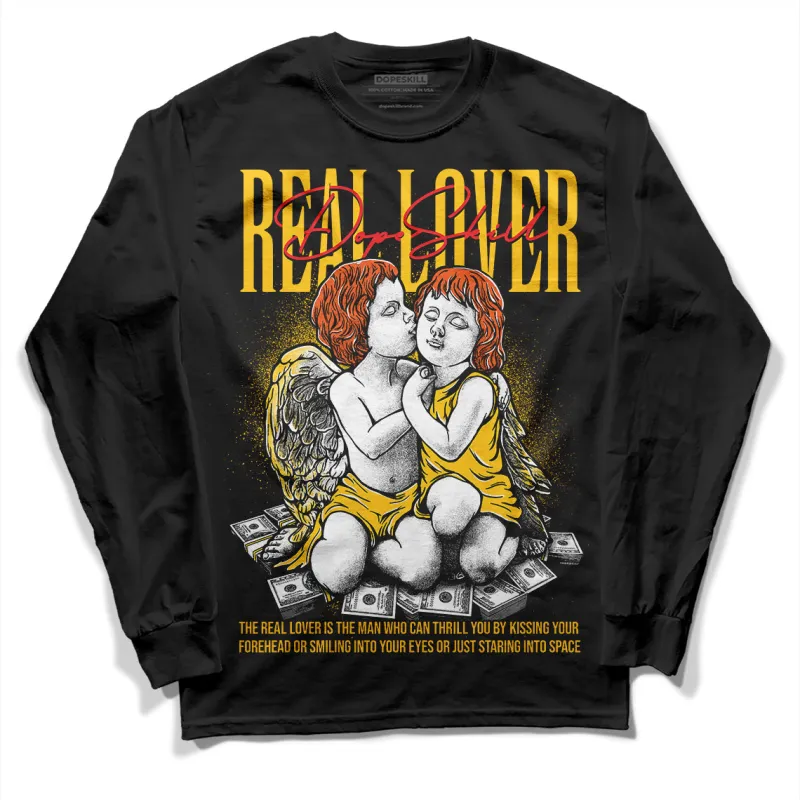 Yellow Collection DopeSkill Long Sleeve T-Shirt Real Lover Graphic sold by DopeSkill