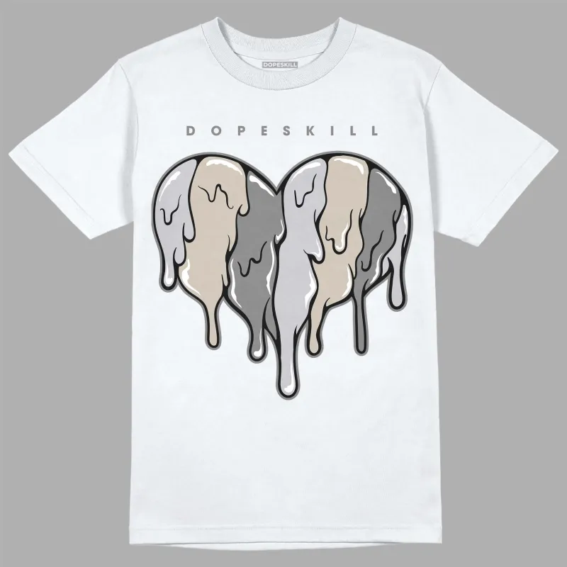 Grey Collection DopeSkill T-Shirt Slime Drip Heart Graphic sold by DopeSkill
