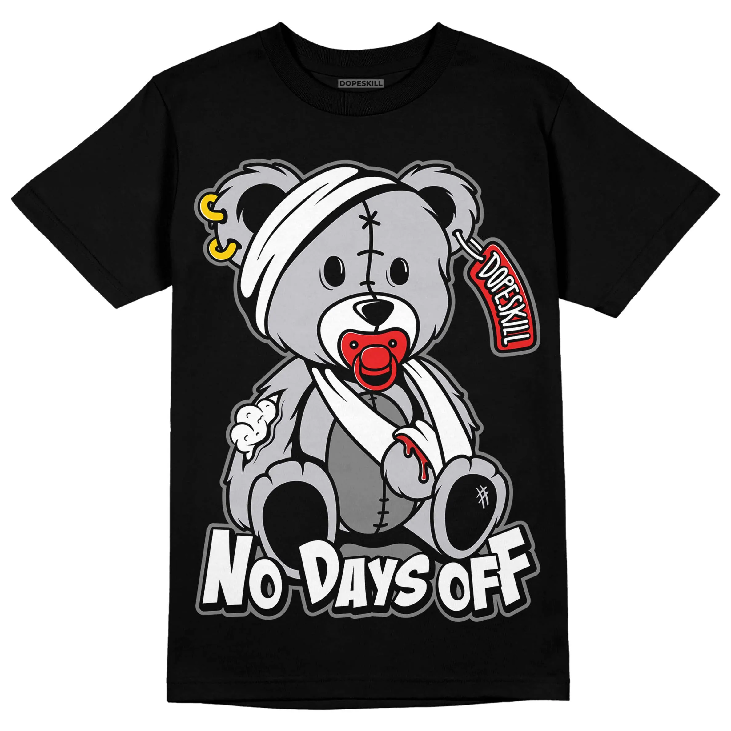 Grey Collection DopeSkill T-Shirt Hurt Bear Graphic sold by DopeSkill product image thumbnail 2