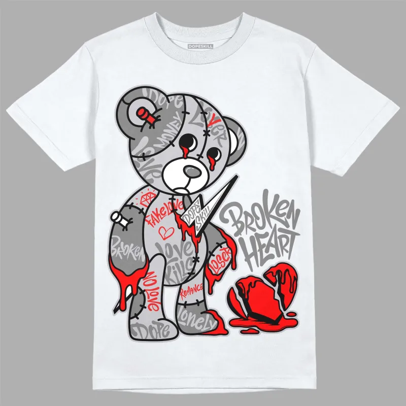 Grey Collection DopeSkill T-Shirt Broken Heart Graphic sold by DopeSkill
