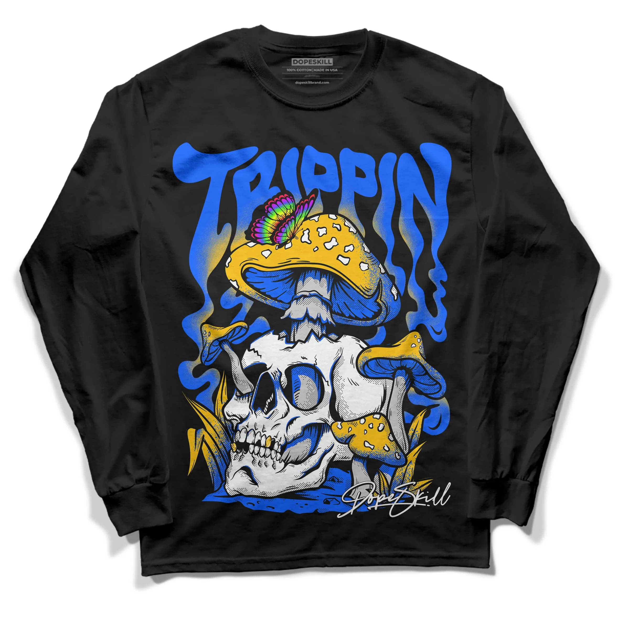 Royal Blue Collection DopeSkill Long Sleeve T-Shirt Trippin Graphic sold by DopeSkill product image thumbnail 2