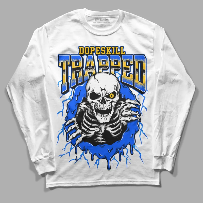 Royal Blue Collection DopeSkill Long Sleeve T-Shirt Trapped Halloween Graphic sold by DopeSkill
