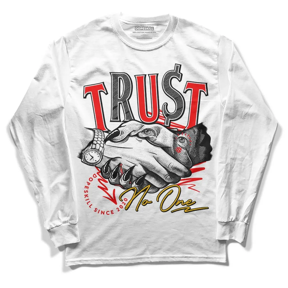 Red Collection DopeSkill Long Sleeve T-Shirt Trust No One Graphic sold by DopeSkill product image thumbnail 2