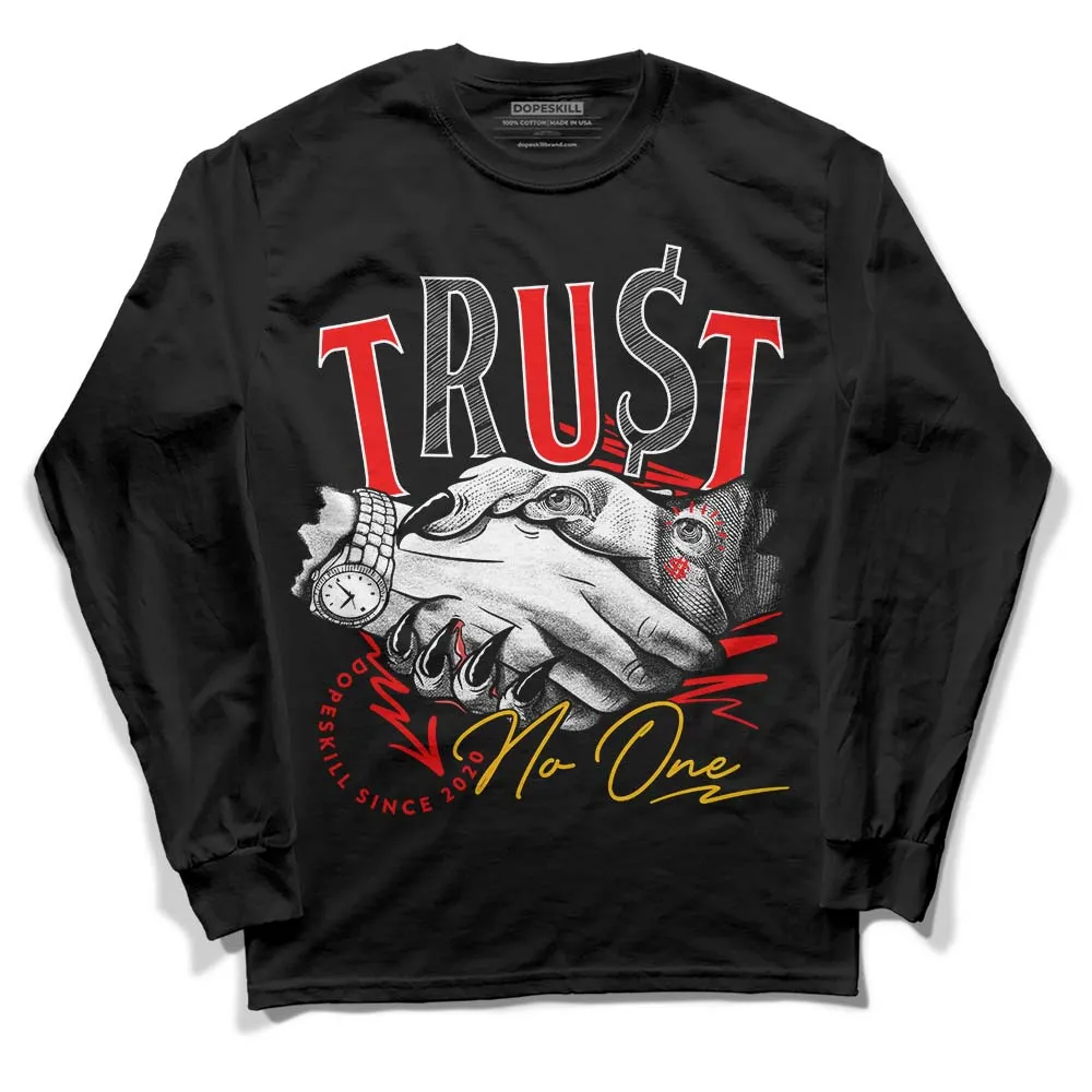 Red Collection DopeSkill Long Sleeve T-Shirt Trust No One Graphic sold by DopeSkill