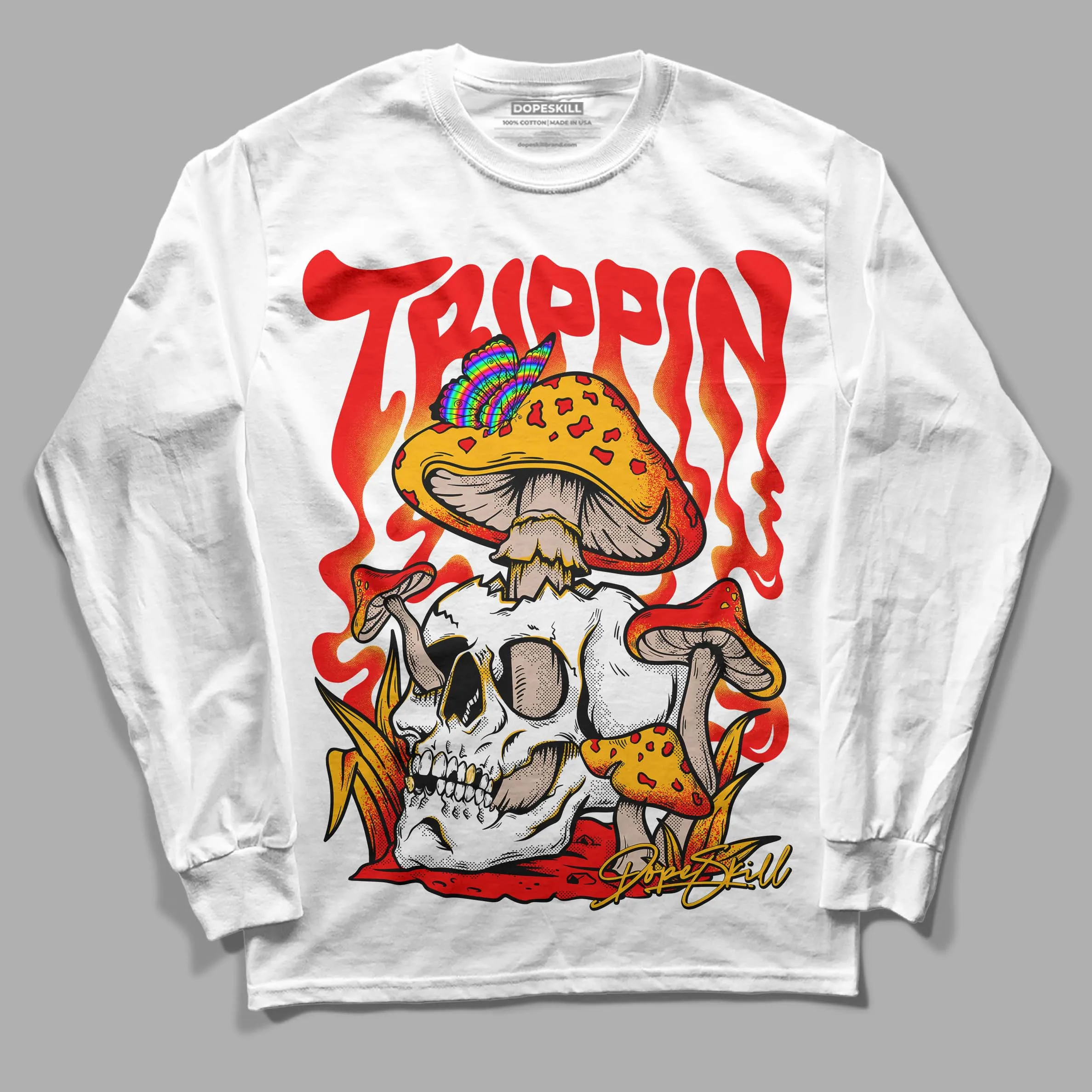Red Collection DopeSkill Long Sleeve T-Shirt Trippin Graphic sold by DopeSkill product image thumbnail 2