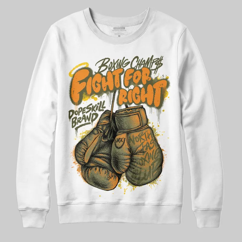 Olive Collection DopeSkill Sweatshirt Fight For Right Graphic sold by DopeSkill