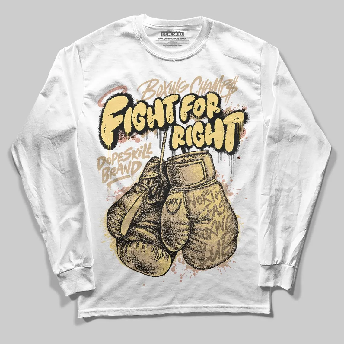 TAN Collection DopeSkill Long Sleeve T-Shirt Fight For Right Graphic sold by DopeSkill product image thumbnail 2