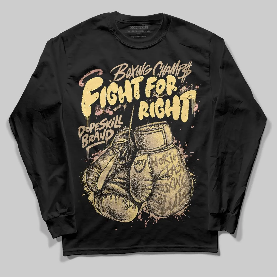 TAN Collection DopeSkill Long Sleeve T-Shirt Fight For Right Graphic sold by DopeSkill