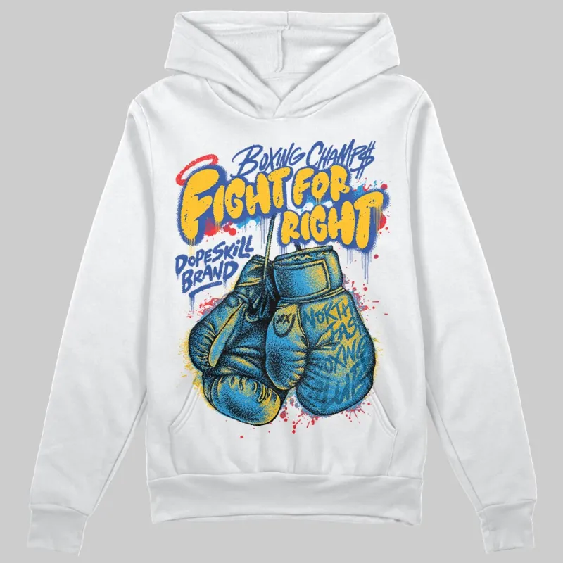 Royal Blue Collection DopeSkill Hoodie Sweatshirt Fight For Right Graphic sold by DopeSkill