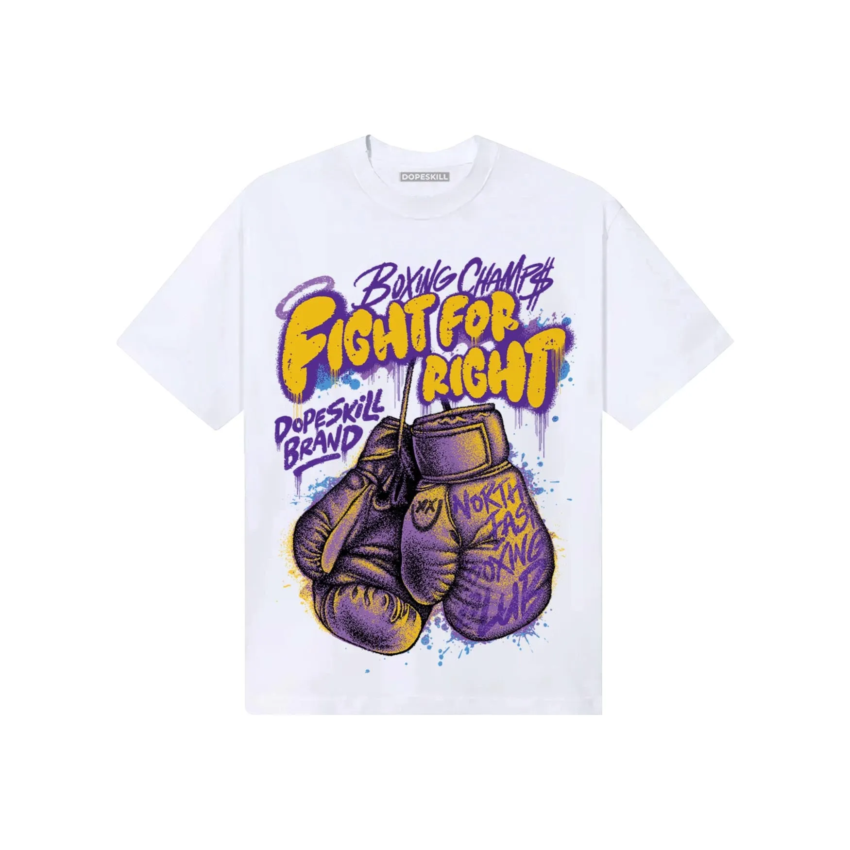 PURPLE Collection DopeSkill T-Shirt Fight For Right Graphic sold by DopeSkill product image thumbnail 2