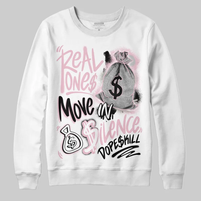 35th Anniversary 5s DopeSkill Sweatshirt Real Ones Move In Silence Graphic sold by DopeSkill