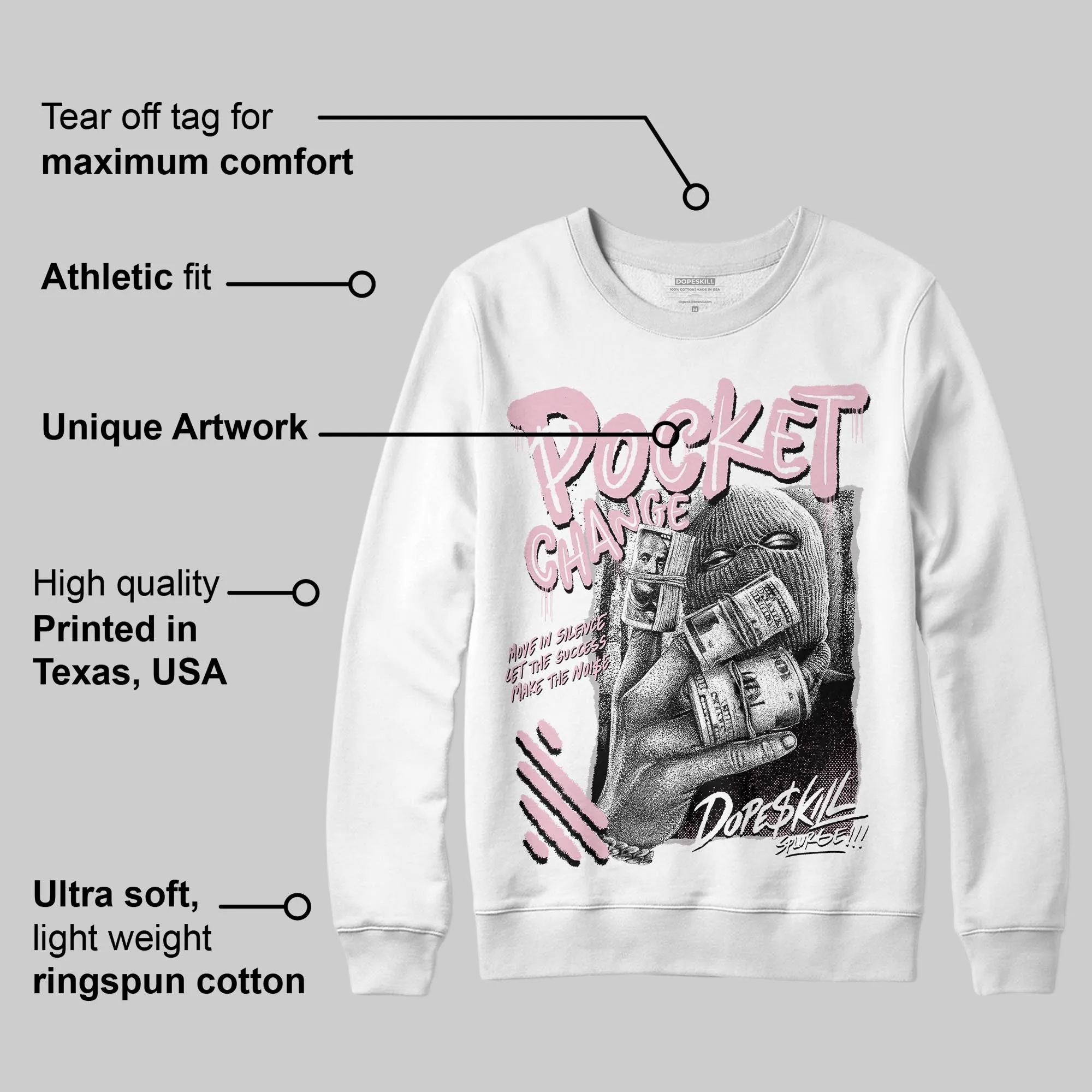 35th Anniversary 5s DopeSkill Sweatshirt Pocket Change Graphic sold by DopeSkill product image thumbnail 3