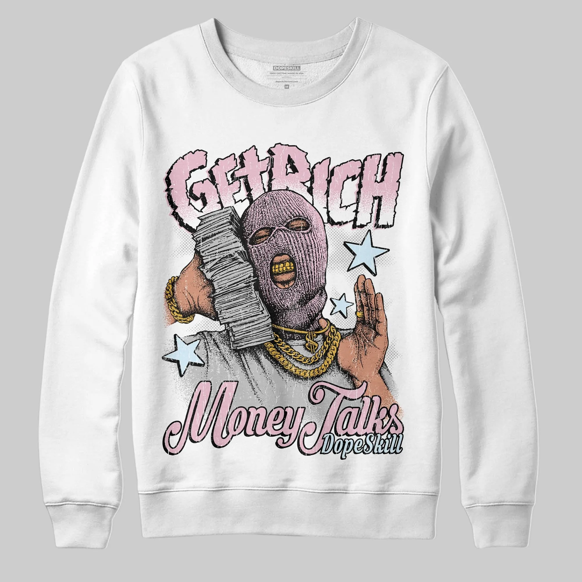 35th Anniversary 5s DopeSkill Sweatshirt Get Rich Graphic sold by DopeSkill