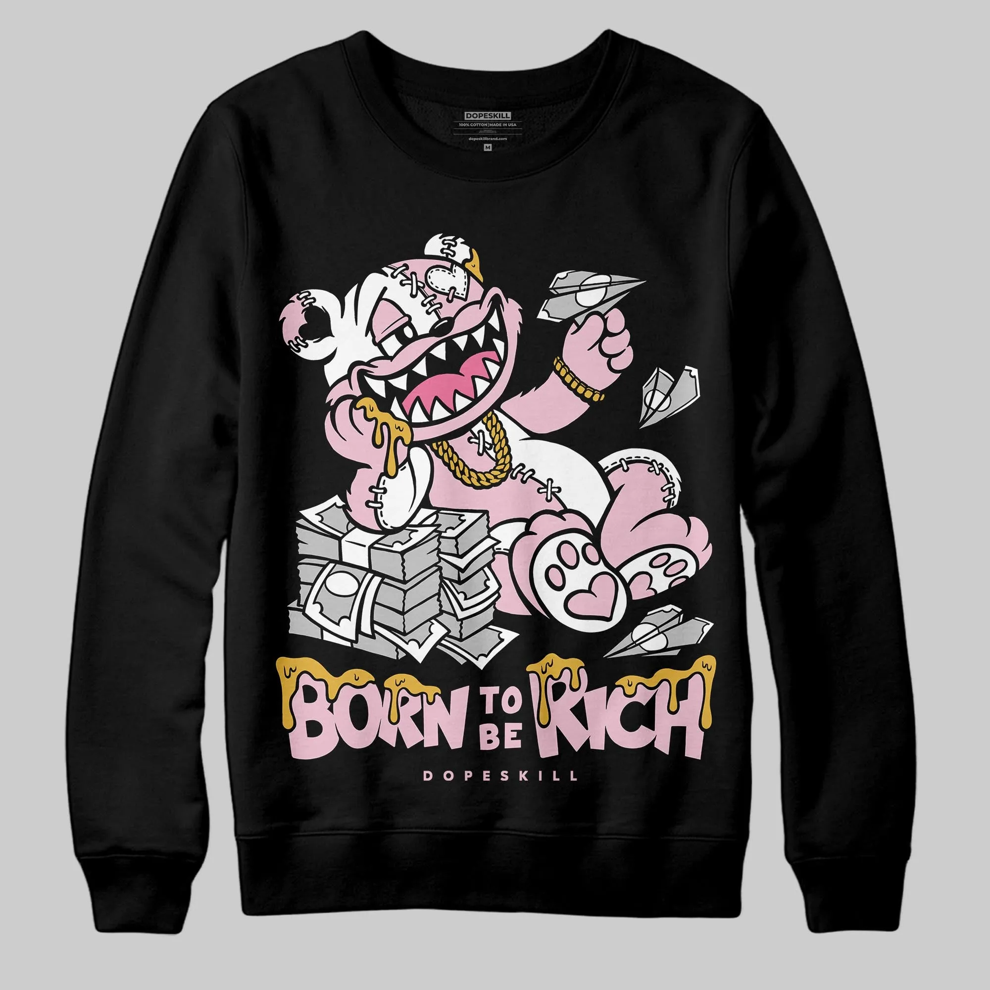 35th Anniversary 5s DopeSkill Sweatshirt Born To Be Rich Graphic sold by DopeSkill product image thumbnail 2