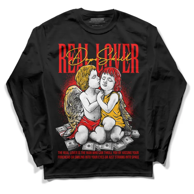 Red Collection DopeSkill Long Sleeve T-Shirt Real Lover Graphic sold by DopeSkill