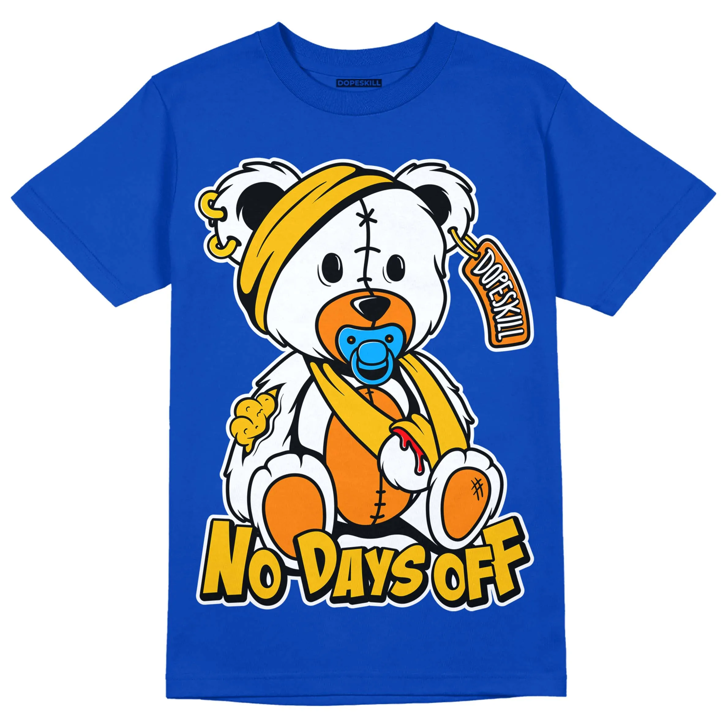 Royal Blue Collection DopeSkill Royal Blue T-shirt Hurt Bear Graphic sold by DopeSkill