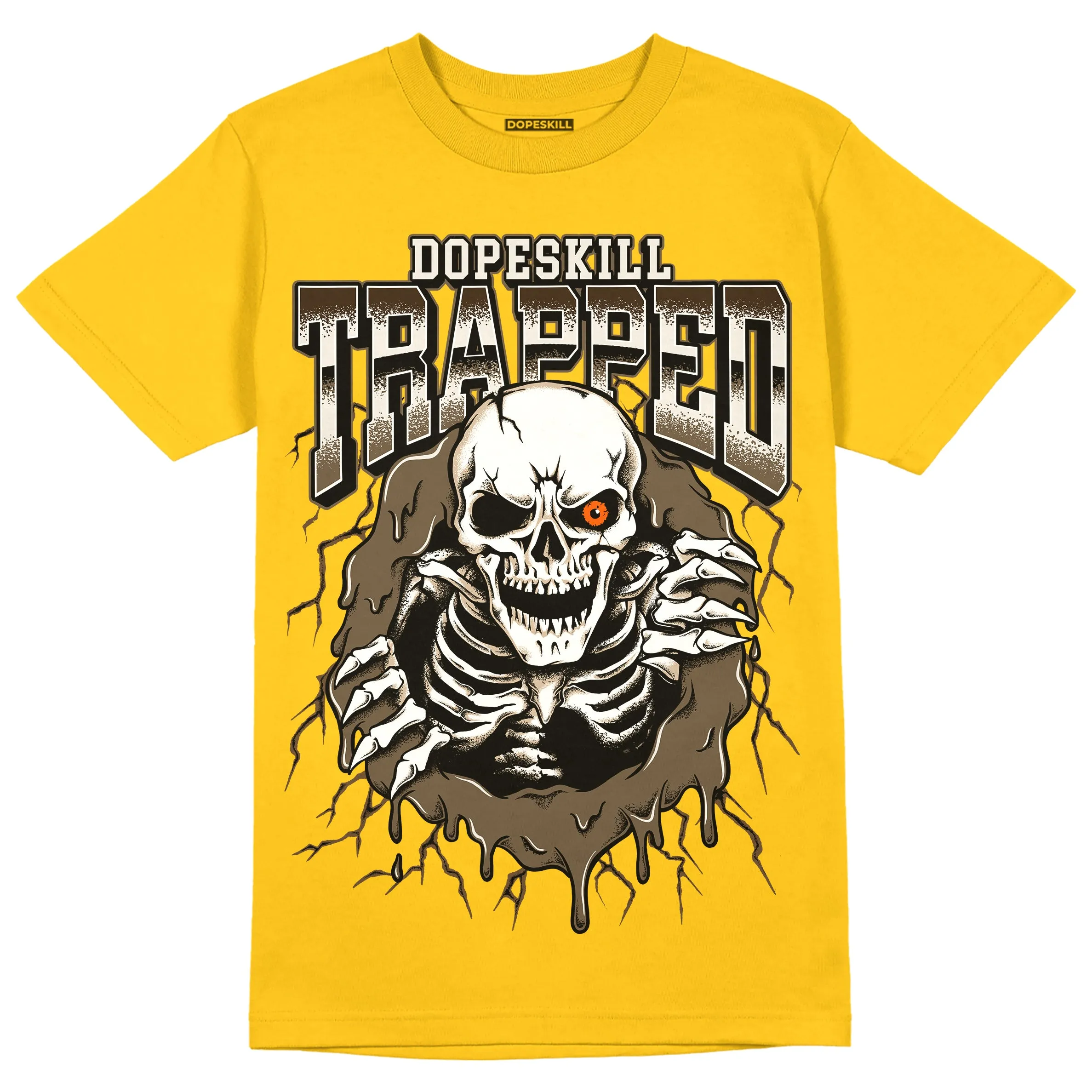 Yellow Collection DopeSkill Gold T-shirt Trapped Halloween Graphic sold by DopeSkill