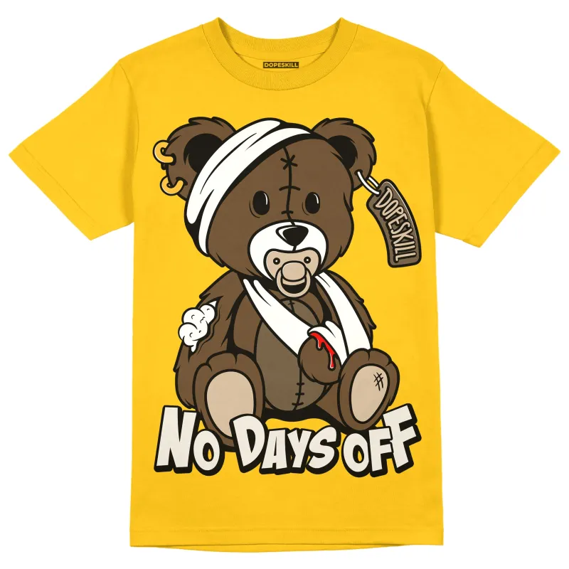 Yellow Collection DopeSkill Gold T-shirt Hurt Bear Graphic sold by DopeSkill