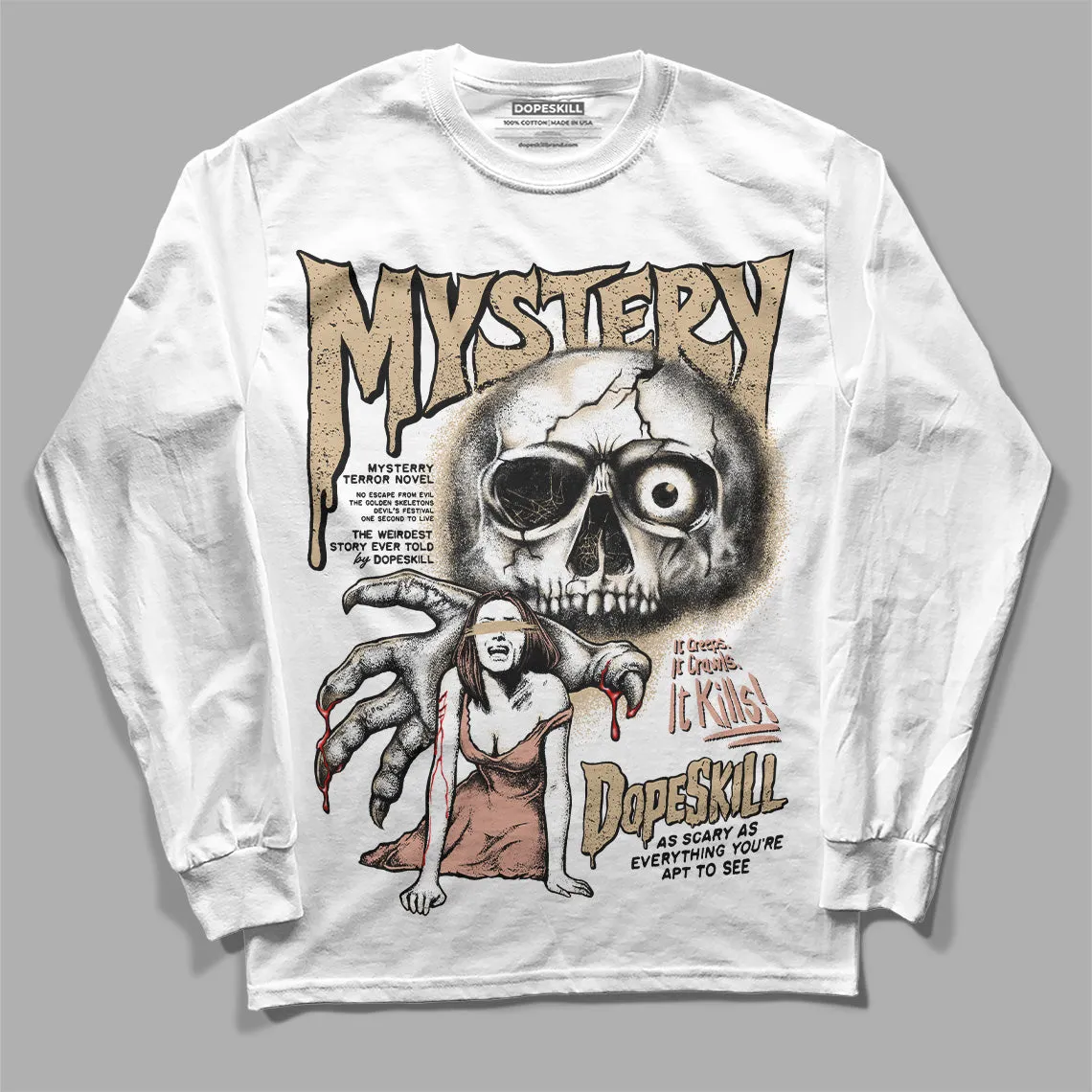 TAN Collection DopeSkill Long Sleeve T-Shirt Mystery Ghostly Grasp Graphic sold by DopeSkill product image thumbnail 2