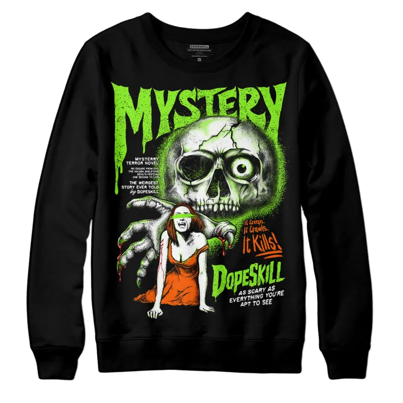 Neon Green Collection DopeSkill Sweatshirt Mystery Ghostly Grasp Graphic sold by DopeSkill