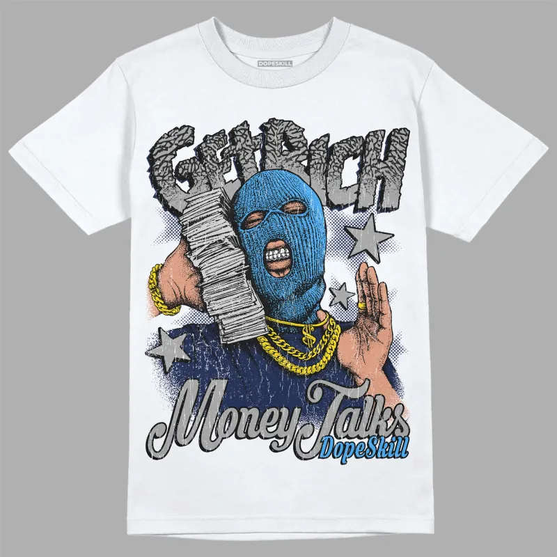 Midnight Navy 3s DopeSkill T-Shirt Get Rich Graphic sold by DopeSkill