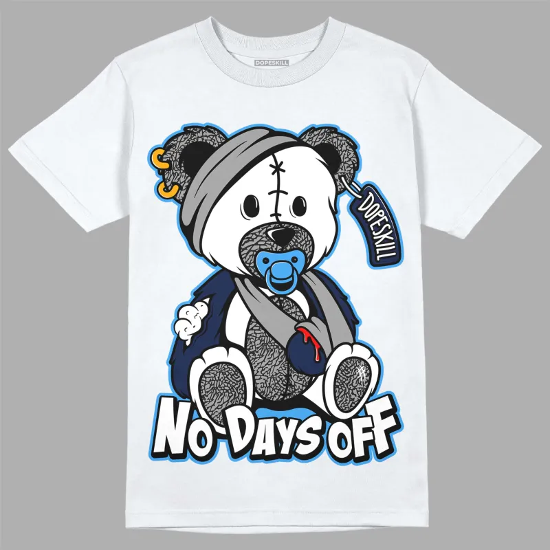 Midnight Navy 3s DopeSkill T-Shirt Hurt Bear Graphic sold by DopeSkill